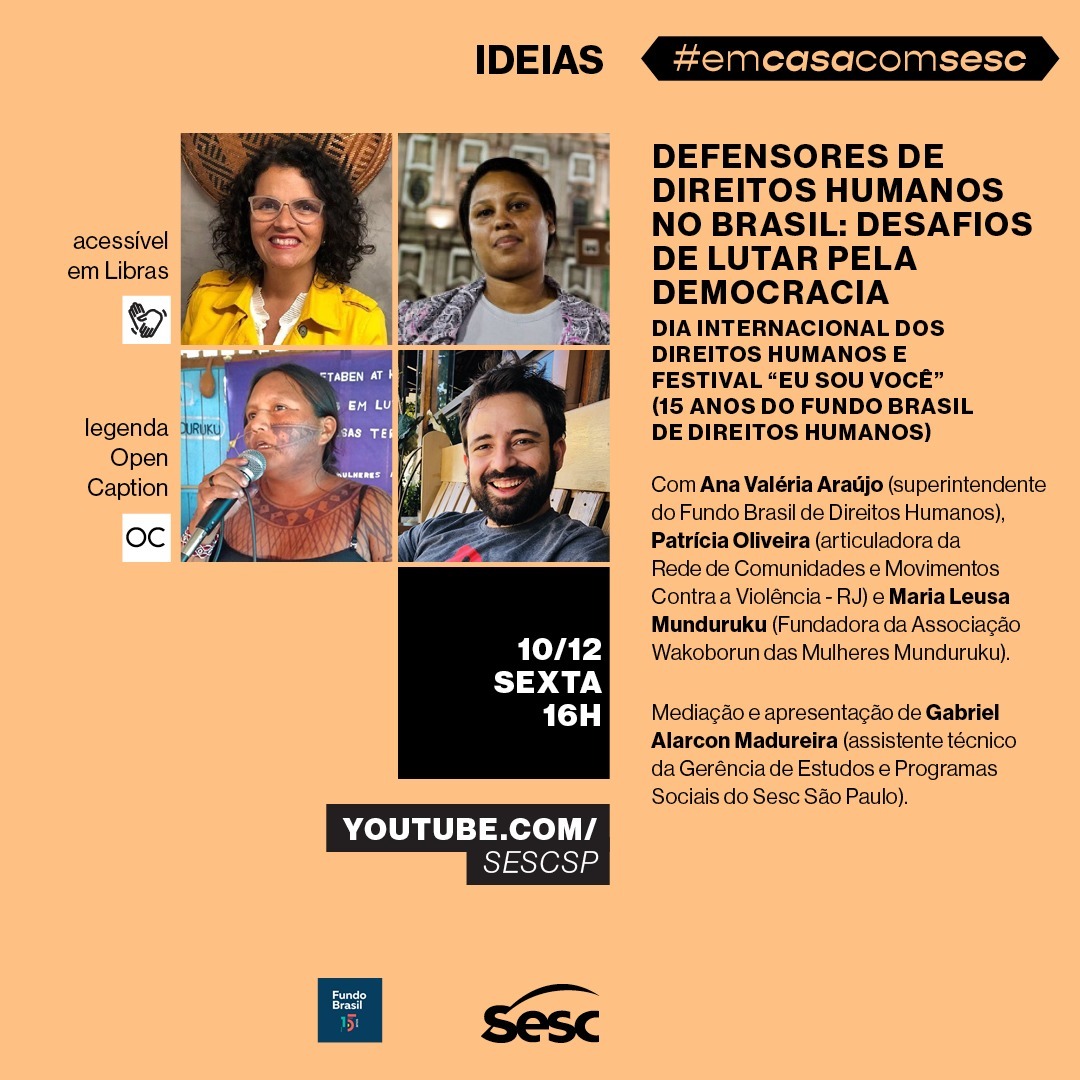 Festival Eu Sou Você discute desafios e perspectivas dos direitos humanos