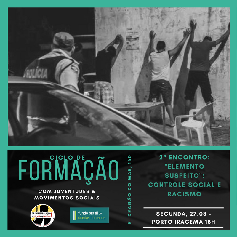 Comitê pela Desmilitarização debate racismo institucional em Fortaleza