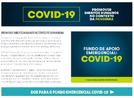 Fundo Brasil lança página com informações para o enfrentamento ao coronavírus