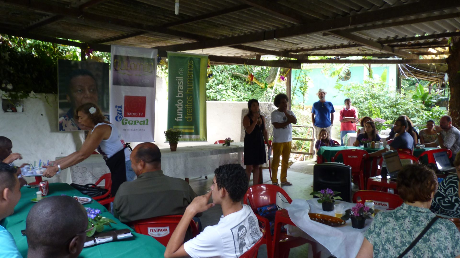 Supported projects are introduced at the Sacopã Quilombo in Rio de Janeiro