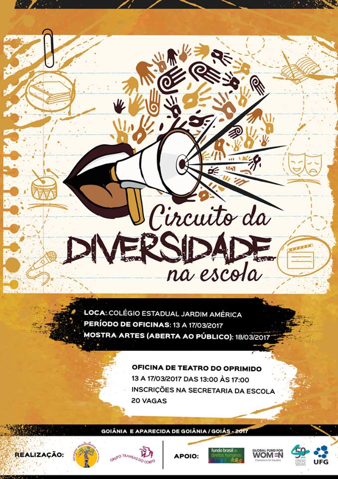 Grupo Transas do Corpo leva Circuito da Diversidade para escolas de Goiás