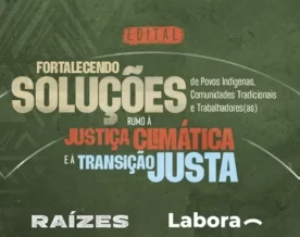 Raízes and Labora launch joined call for proposal to fund 40 projects for climate justice and fair transition
