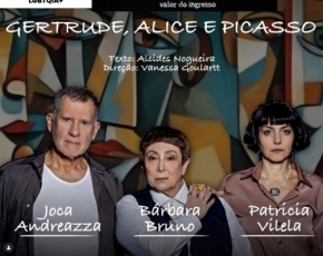 Espetáculo “Gertrude, Alice e Picasso” firma parceria solidária com o Fundo Brasil