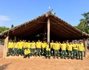 Controlar o fogo para proteger o Cerrado: a força dos Brigadistas Akwê Xerente, em Tocantínia/TO