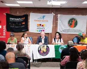 Com mais de 20 países, Labora participa de encontro de trabalhadores da economia popular e informal