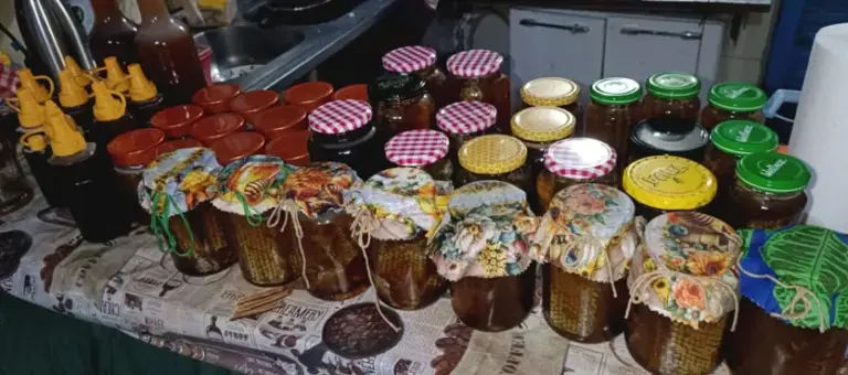 One of the results of the beekeepers’ work is honey. / Photo: APAIM