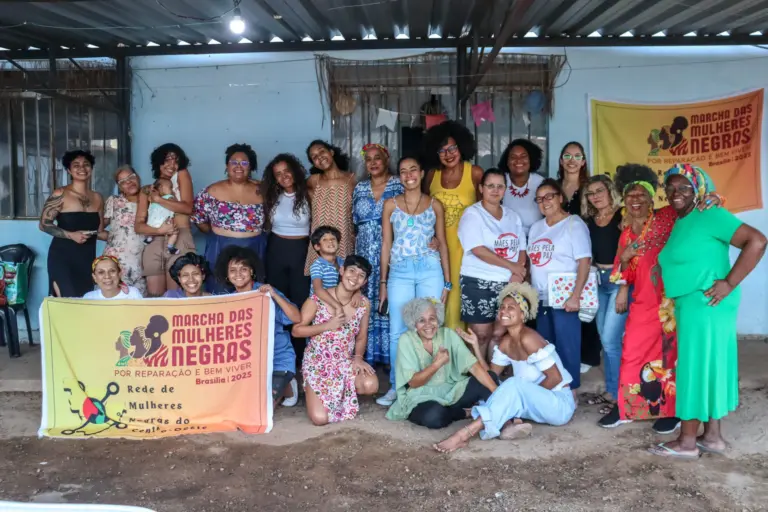In November 2025, with the funding granted by FMA, the organization was in the Black Women’s March / Picture: Instagram Reproduction @grupo.malunga