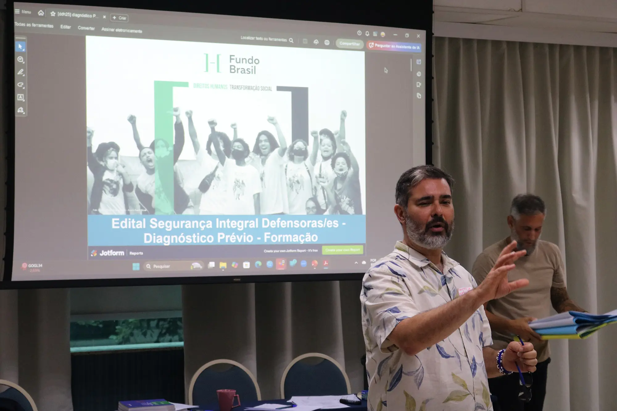 Project officer Alexandre Pachêco: security measures have entered organizations’ agendas (Airan Albino / Brazil Fund Archive)