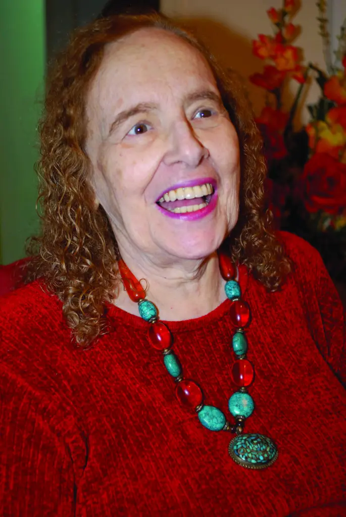 Feminist writer and institutor of the Brazil Fund, Rose Marie Muraro in 2011
