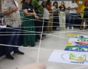 In a workshop on comprehensive protection, human rights defenders discuss how to assess risks and develop security strategies