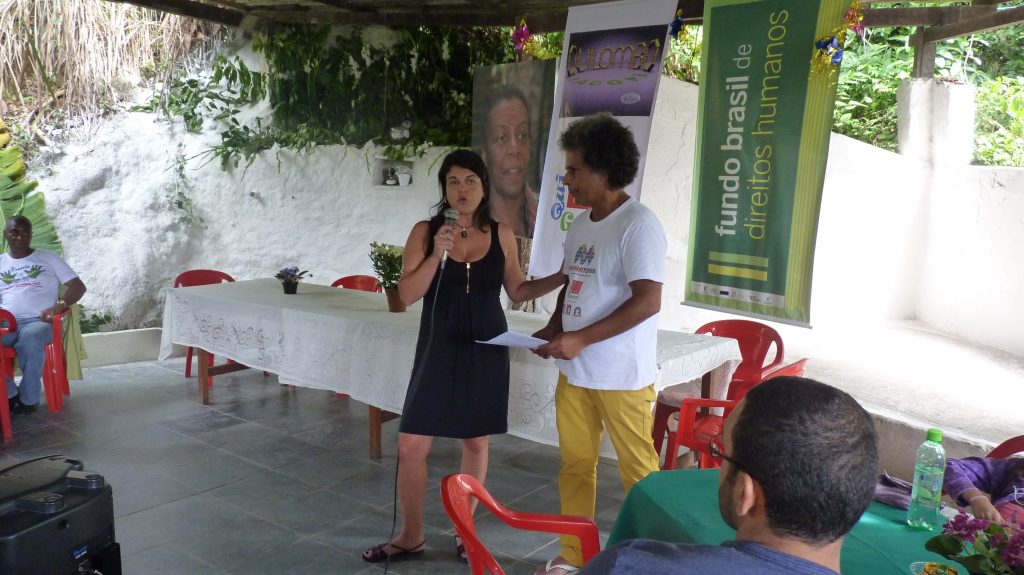 Supported projects are introduced at the Sacopã Quilombo (Rio de Janeiro)