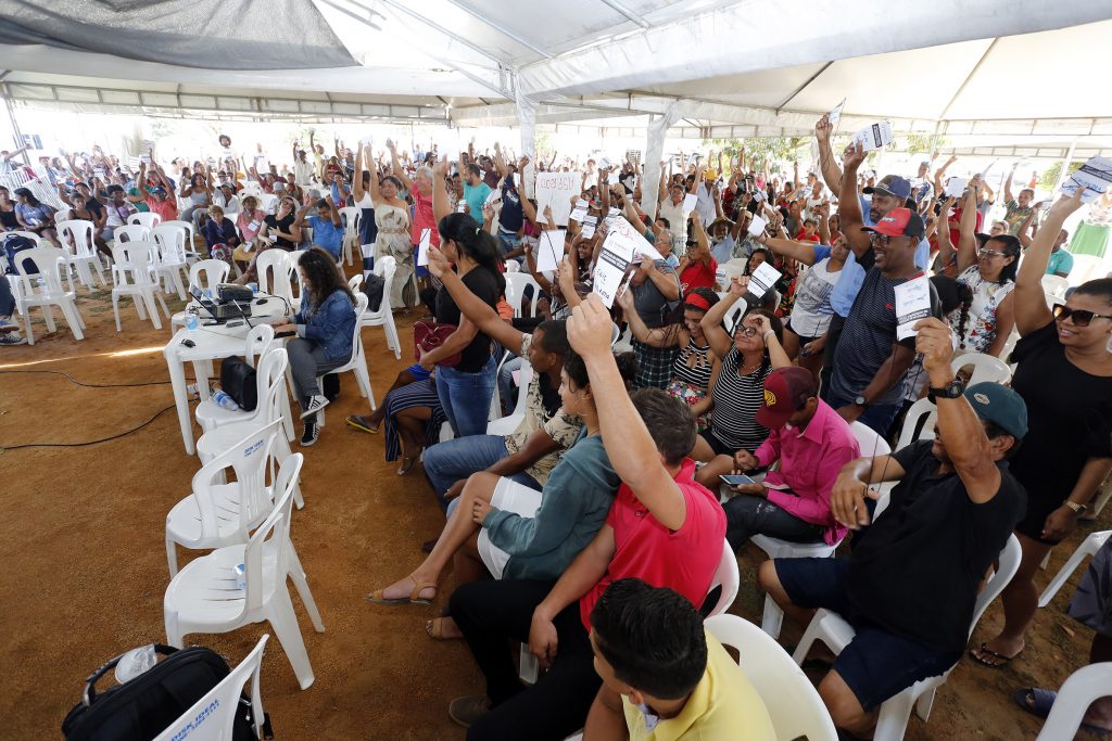 Reunião de escolha em Degredo. Foto: Sergio Cardoso/Fundo Brasil